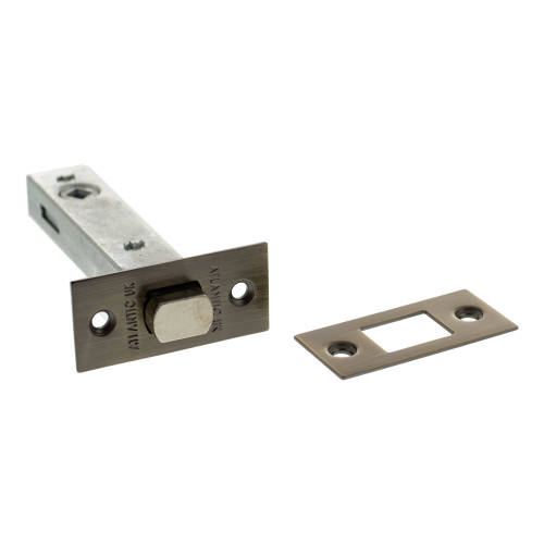 Atlantic Tubular Deadbolt, 4" - Matt Antique Brass