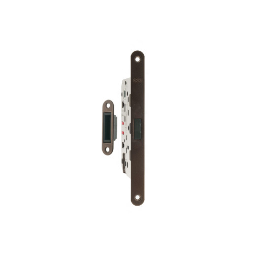 Agb Polaris 2xt Magnetic Bathroom Lock, 50mm Backset, Bronze
