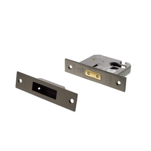 Atlantic Euro Deadlock, 2.5", Urban Bronze