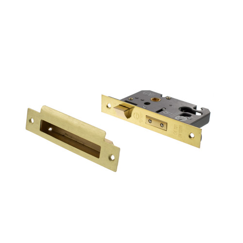 Atlantic Euro Sashlock, 2.5", Satin Brass