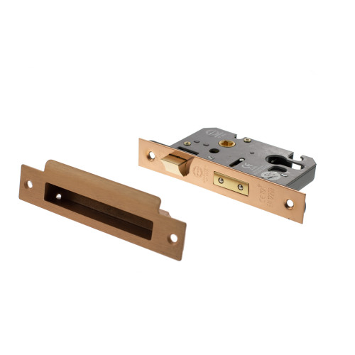 Atlantic Euro Sashlock, 2.5", Urban Satin Copper