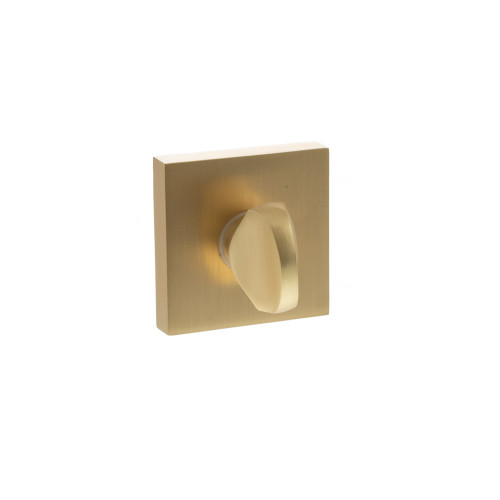 Status Wc Turn And Release On Square Rose, Satin Brass