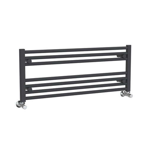 Distinct Cross Bar Horizontal Towel Rail, 25mm, Heating Only 400mm x 1000mm
