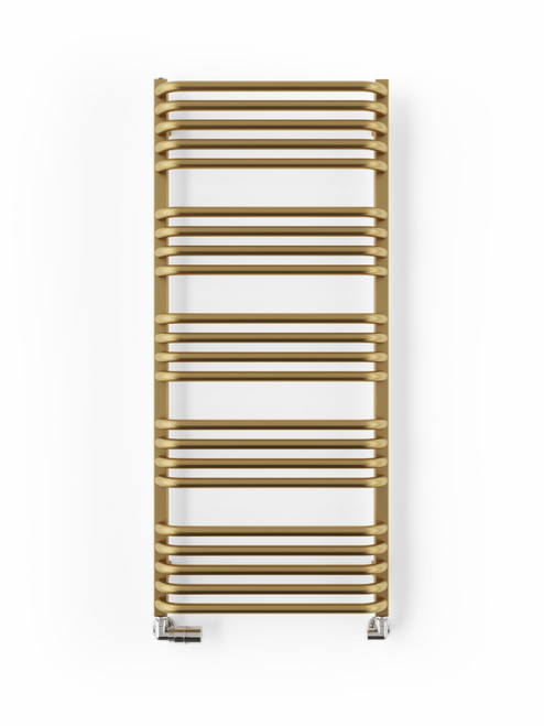 Alex Heated Towel Rail, Brass 1140x500x120 Brass