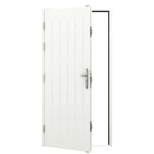Security Cottage Design Door, Single, 895mm x 2020mm, Left Hand External Open