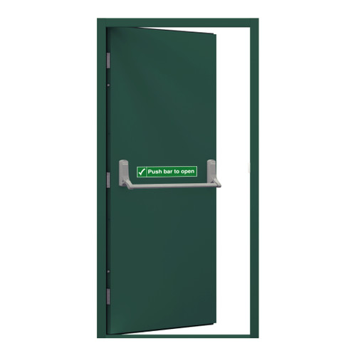 Budget Fire Exit Door, 890mm x 2095mm Left Handed External Open