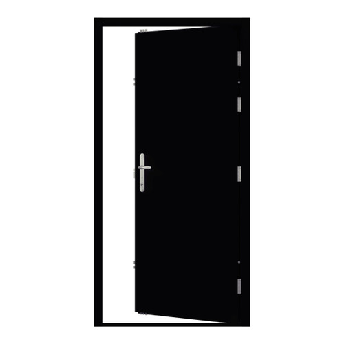 Security Personnel Door, Single, 890mm x 2095mm, Right Hand Internal Open
