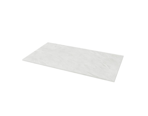 Distinct Dedham 800mm Solid Surface Worktop, Bianco Marble