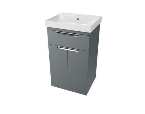 Distinct Dedham 500mm Floor Mounted Basin Unit, Willow (Unit Only)