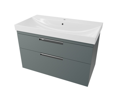 Distinct Dedham 800mm 2 Drawer Basin Unit, Willow (Unit Only)