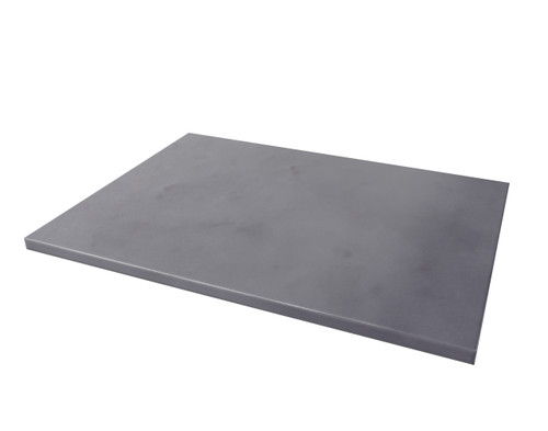 Distinct Cranborne Solid Surface Worktop, 500mm, Dark Quartz