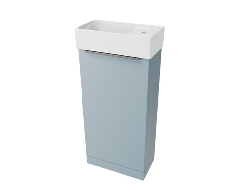 Distinct Arnslide Cloakroom Basin Unit, 400mm, 1 Door (Unit Only)