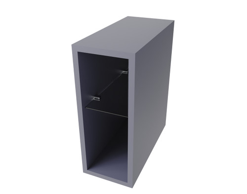 Distinct Dedham Open Storage, 200mm, Matt Midnight Grey