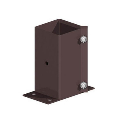 Birkdale Swift Clamp Flush Bolt Down/Post Support, 3" x 3" E-Brown