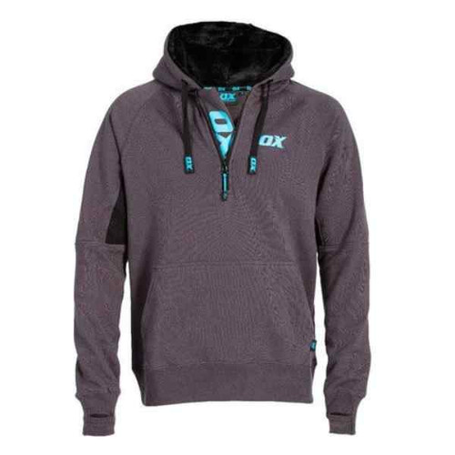 Ox Hoodie, Black/Grey, Medium