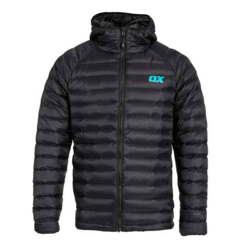 Ox Ribbed Padded Jacket, Black, Medium