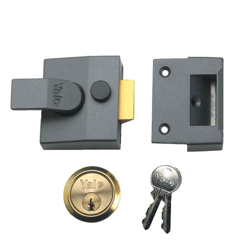 Yale Lock With Manual Deadlocking, 40mm