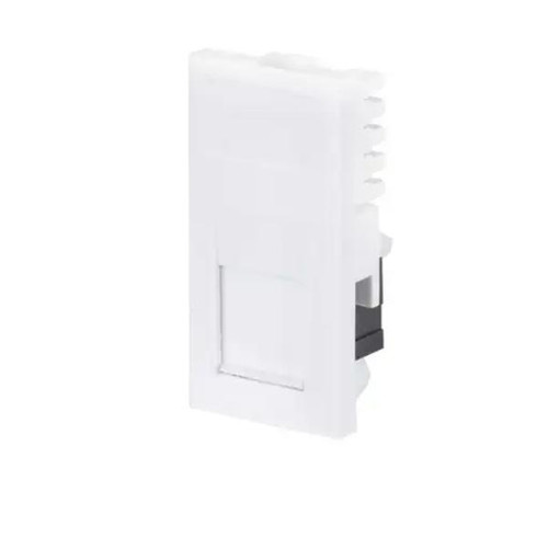 New Media Rj45 Cat6 Module, White