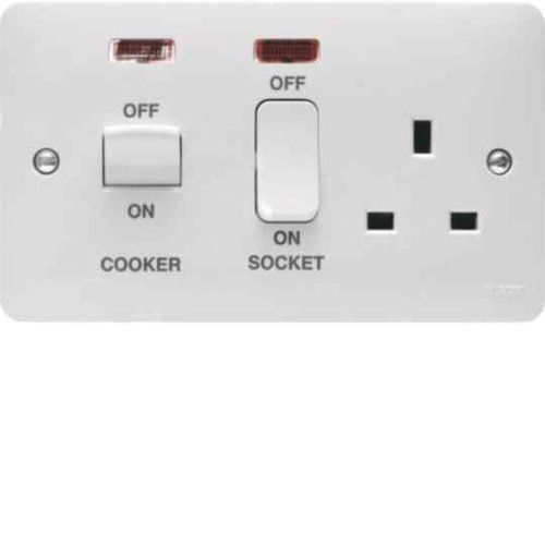 Hager 1 Gang Grid Frame