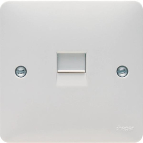 Hager 50a Cooker Control Unit, 13a Socket, Neon