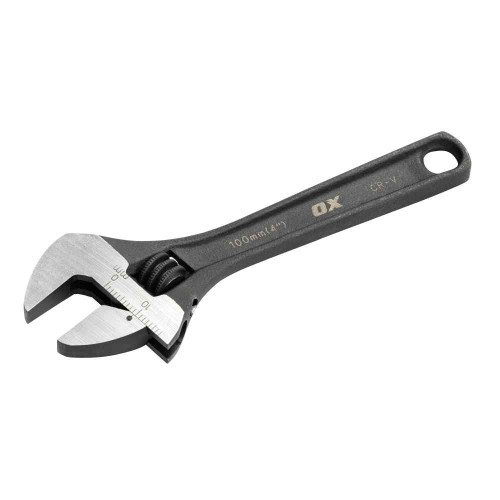 Ox Pro Mini Adjustable Wrench, 100mm