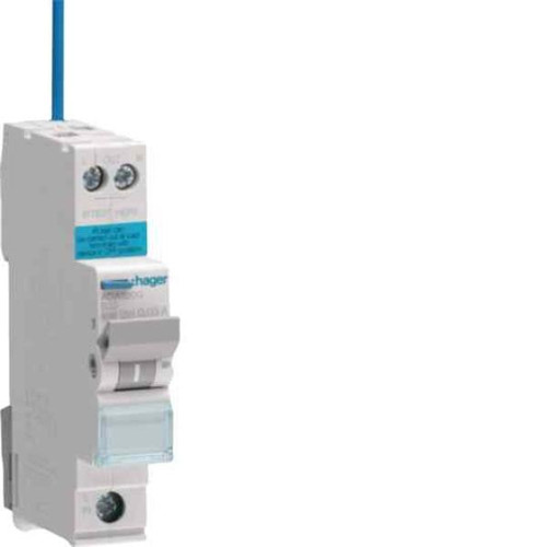 Hager 16a Rcbo Sp Type A Reduce Height