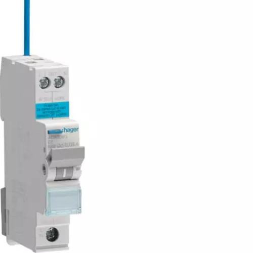 Hager 20a Rcbo Sp Type A Reduce Height