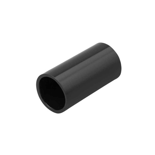 M/Tufflex Mc3bk 25mm Straight Coupler, Black