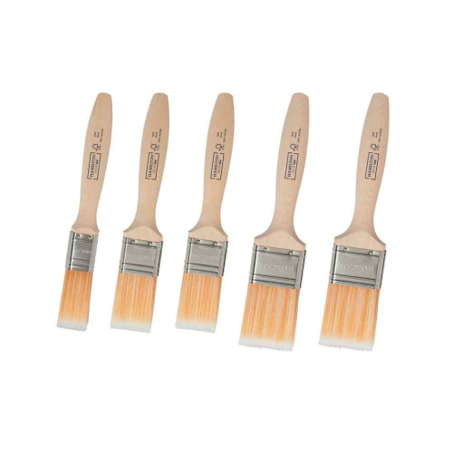 Hamilton For The Trade Range Fine Tip Flat Brushes, 5 Pack