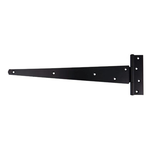 Medium Tee Hinge, 400mm, Black, 2 Pack With Fixings