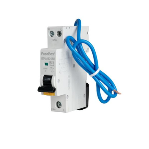 Fusebox Rtamb40bd Bi-Directional Mini Rcbo 40 amp 30ma 1p+n Type A