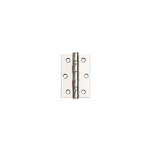 Dale Ball Bearing Hinge, Polish Stainless Steel, 76mm
