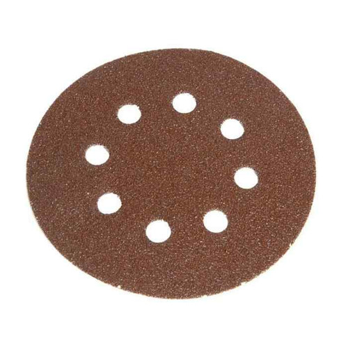 Faithfull Hook & Loop Sanding Disc, 125mm, 120G (Pk25)