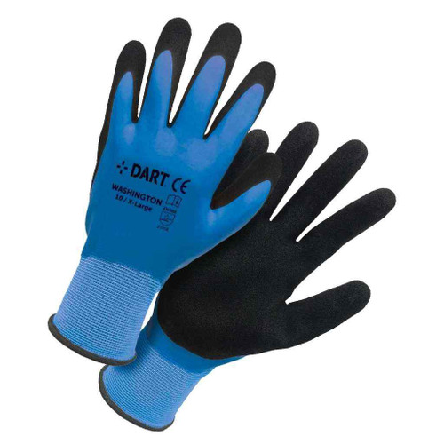 Dart Handmax Washington Blue Thermal Waterproof Glove, Size 10