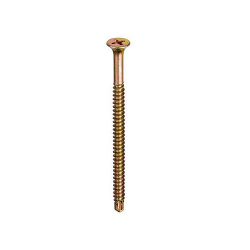 Owlett Self Drilling Drywall Screw, Zinc Yellow, 42mm, Box Of 1000
