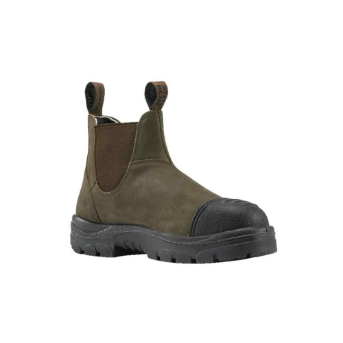 Safety Boot Hobart, Size 8, Rustic Brown
