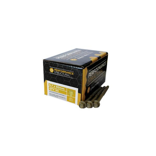 Performance Structural Screws, 6.7 x 200mm, Box of 50