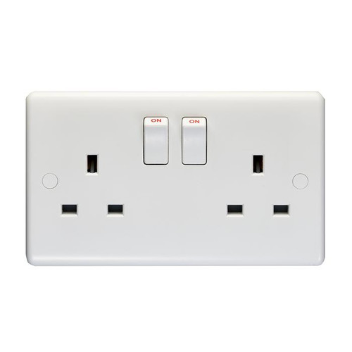 Eurolite Pl4100 Enhance 2g 13a Double Pole Switched Socket