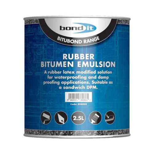 Bond It Rubber Bitumen Emulsion Dpm 2.5l