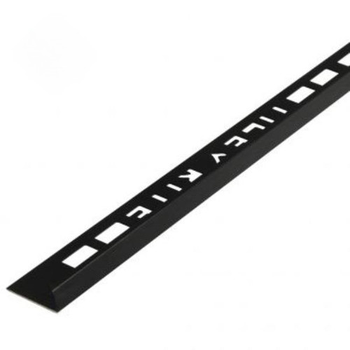 Tile Rite BLS218 L Shaped Trim, Black, 2400 x 23.5 x 10 mm