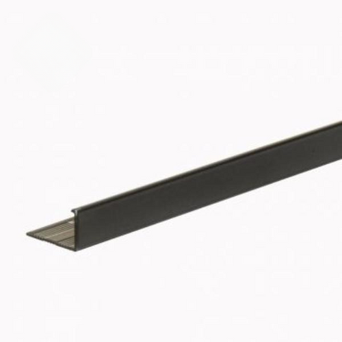 Tile Rite 12mm Smooth Black L Shaped Trim