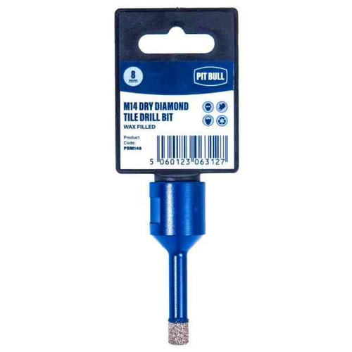 Pitbull 5.5mm M14 Dry Diamond Bit Wax Filled