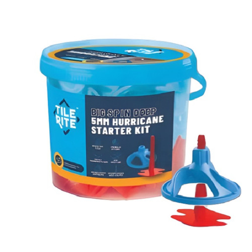 Tile Rite 5mm Big Spin Hurricane Deep Kit, 200 Pieces