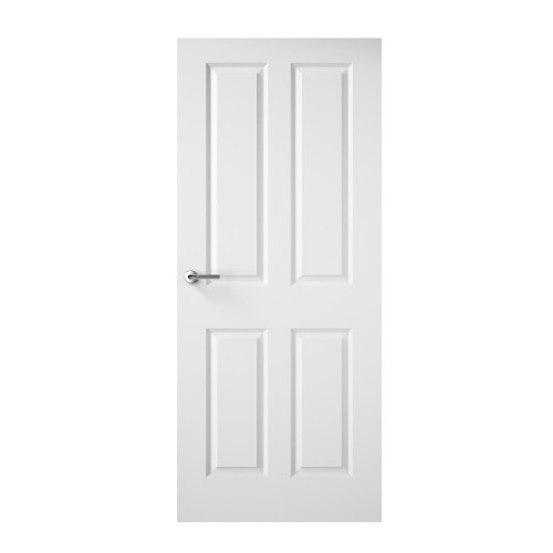 Premdor Moulded Fd30 Fire 4 Panel Smooth Door, 686mm x 1981mm x 44mm
