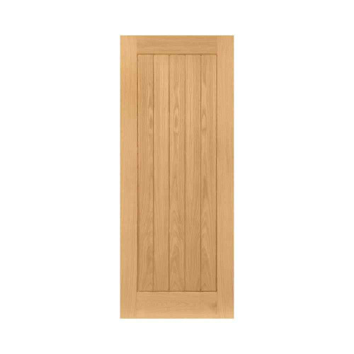 Deanta Ely Oak Prefinish Internal Door, 5 Panel Vertical, Fire Door FD30, 1981mm x 610mm x 44mm,