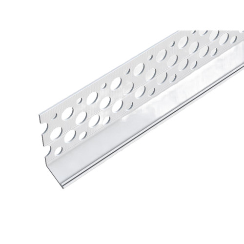 Bellcast Pvc-U Exterior Render Stop Bead, 2.5m, 12/22mm Plaster