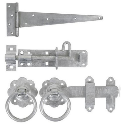 Gate Kit With 1136 Ring Gate Latch, Galvanised