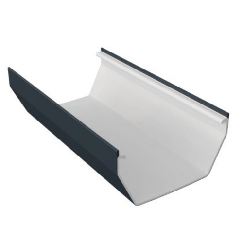 Freeflow 4m Square Gutter, Anthracite Grey