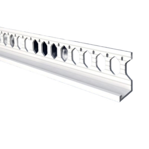 B10 10mm Pvc Bellcast Bead, White, 2.5m