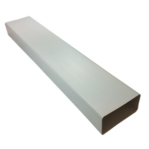 Manrose R40100 Low Profile Rectangular Pvc Ducting, 110mm x 54mm x 1000mm